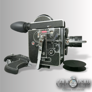 Super-16 Bolex Rex-2 16mm Movie Camera w/ 10x Viewer (No 202398) + 12.5mm C-Mount Lens