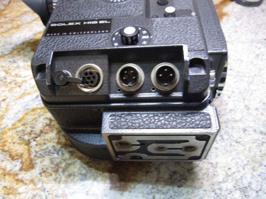 Bolex EL 16mm Movie Camera (No 310091) with B-Mount C-Mount Adapter - Image 14