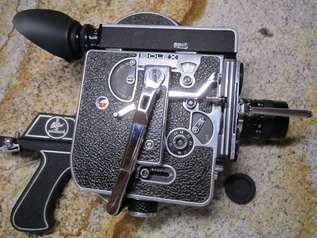 Super-16 Bolex Rex-2 16mm Movie Camera w/ 10x Viewer (No 202398) + 12.5mm C-Mount Lens - Image 15