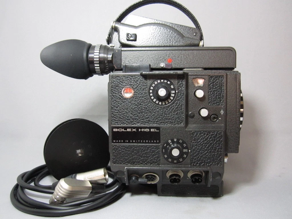 Bolex EL 16mm Movie Camera (No 310091) with B-Mount C-Mount Adapter - Image 3