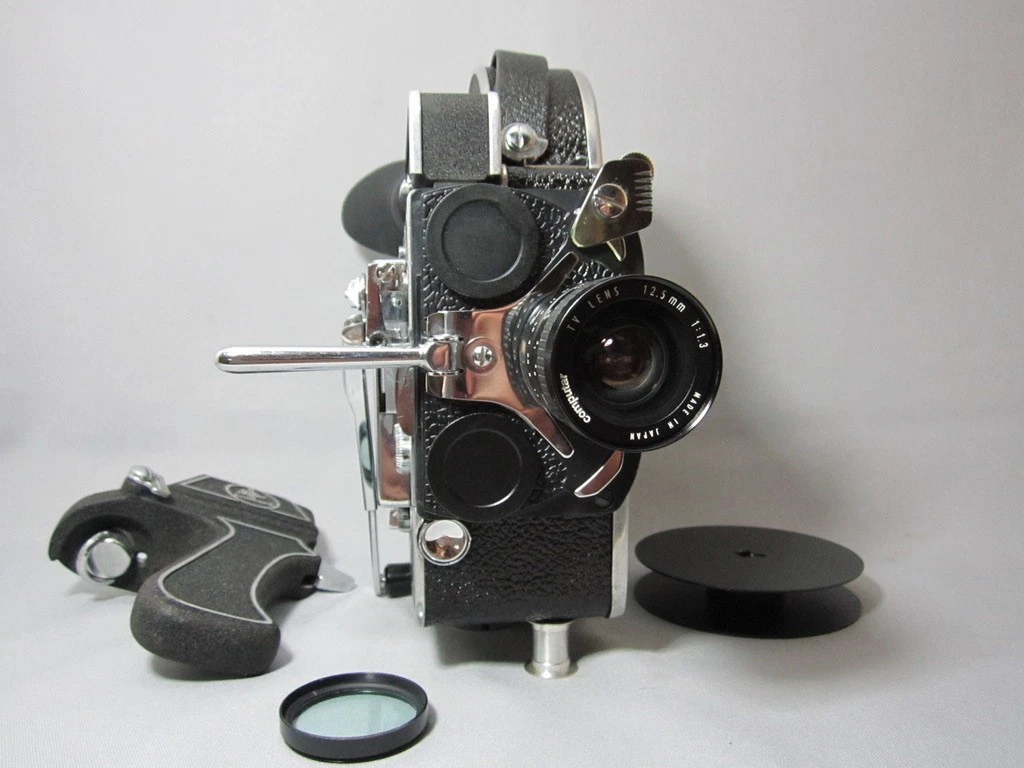 Super-16 Bolex Rex-2 16mm Movie Camera w/ 10x Viewer (No 202398) + 12.5mm C-Mount Lens - Image 5