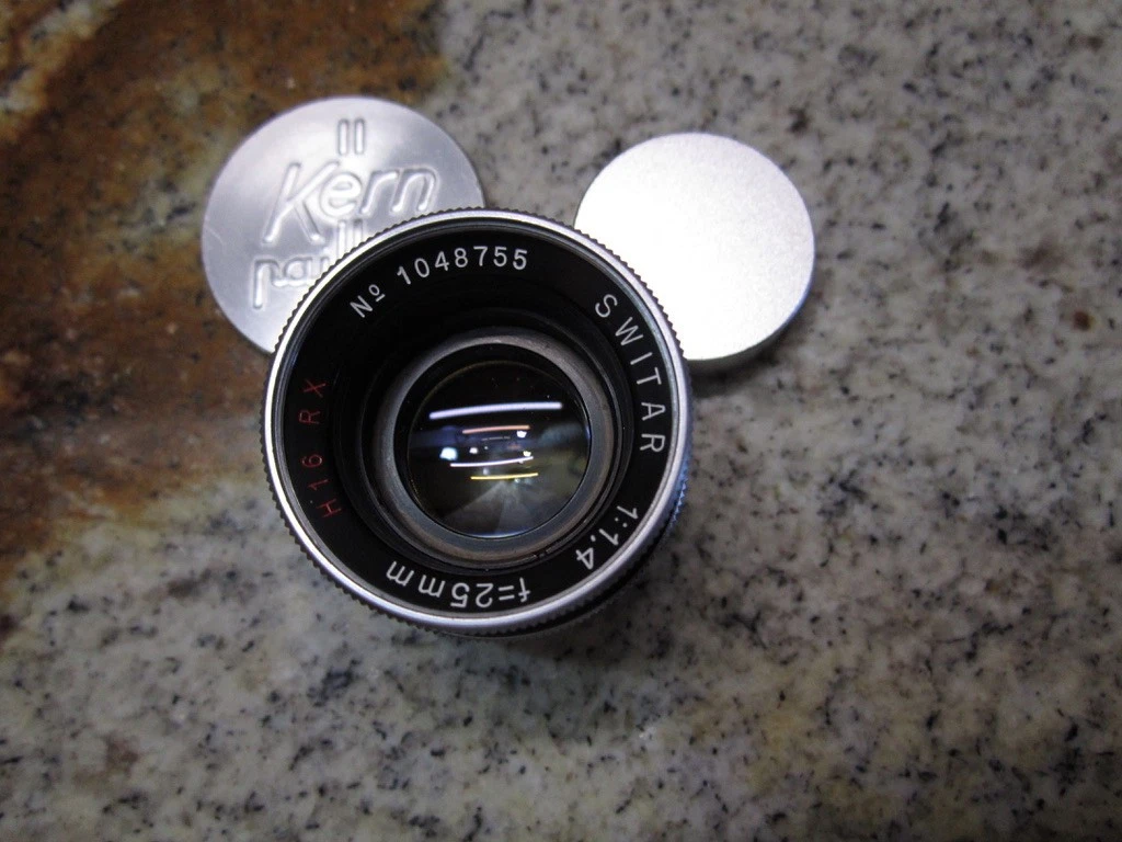 Super-16 Kern Switar H16 RX 1.4 / 25mm C-Mount Lens (No 1048755) - Image 10