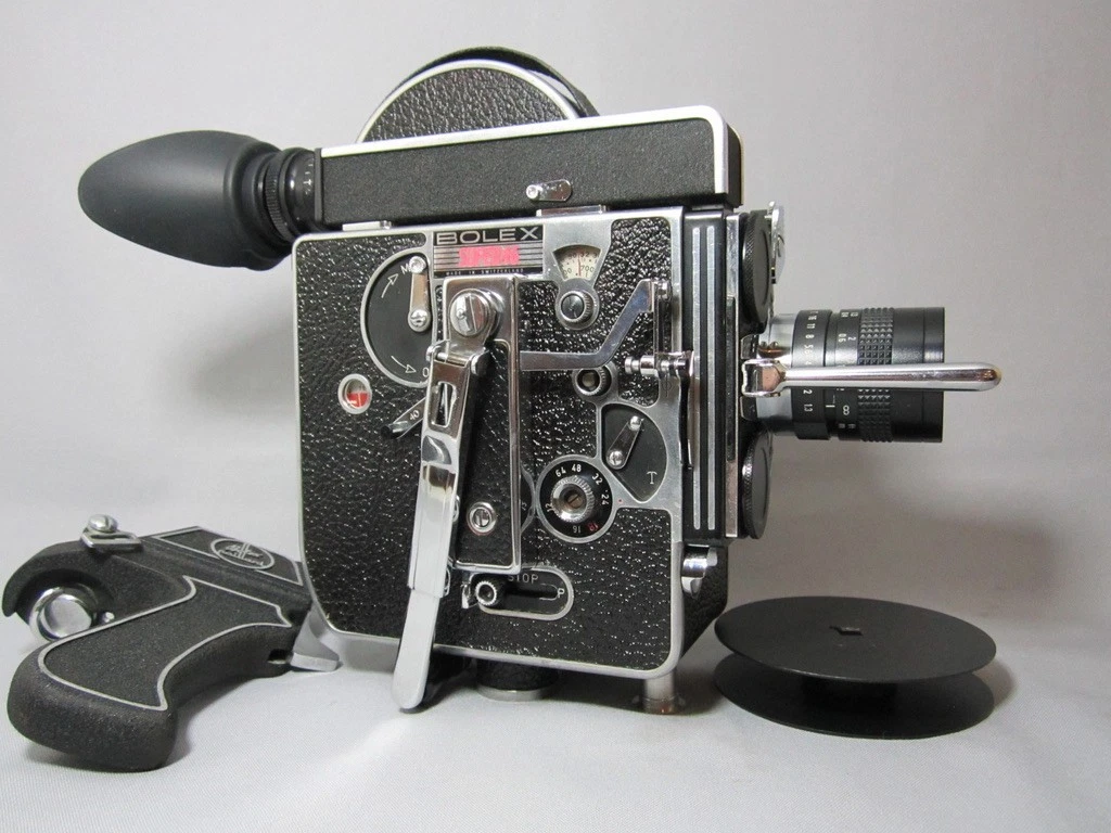 Super-16 Bolex Rex-2 16mm Movie Camera w/ 10x Viewer (No 202398) + 12.5mm C-Mount Lens - Image 17