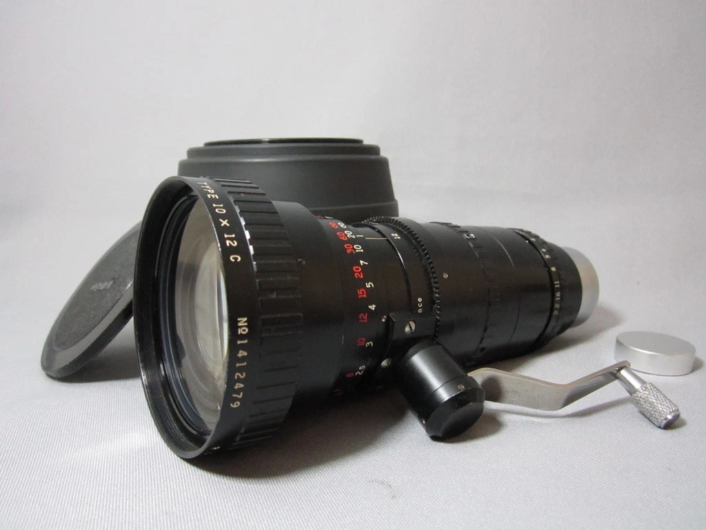 H16 RX Angenieux 2.2 / 12-120mm C-Mount Zoom Lens (No 1412479) - Image 3